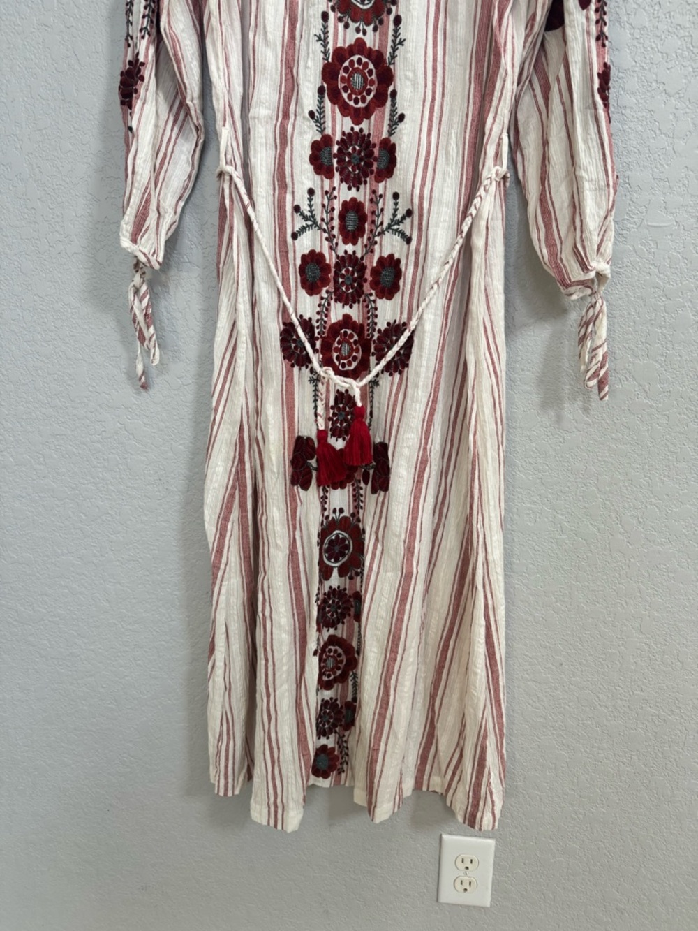 Antik Batik Embroidered Maxi Dress size Medium - Picture 5 of 9